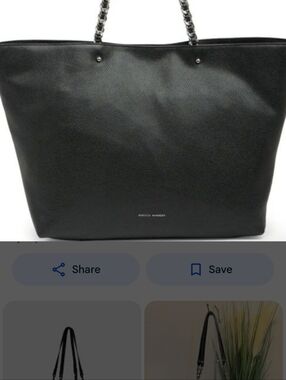 Rebecca minkoff top zip chain tote